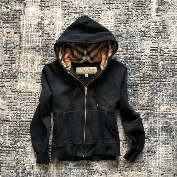 Burberry Jackets & Blazers - Authentic Burberry Women’s Black Sweatshirt XL